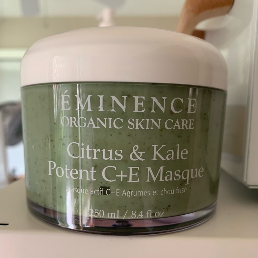 Eminence organic citrus and kale Potent C&E mask